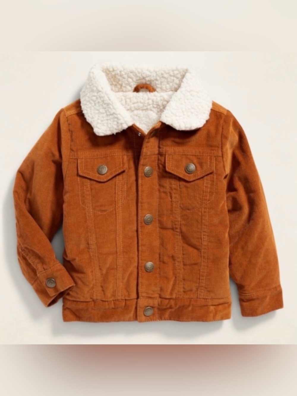 NWT Old Navy Brown Corduroy Pants & Sherpa Jacket Size 5t